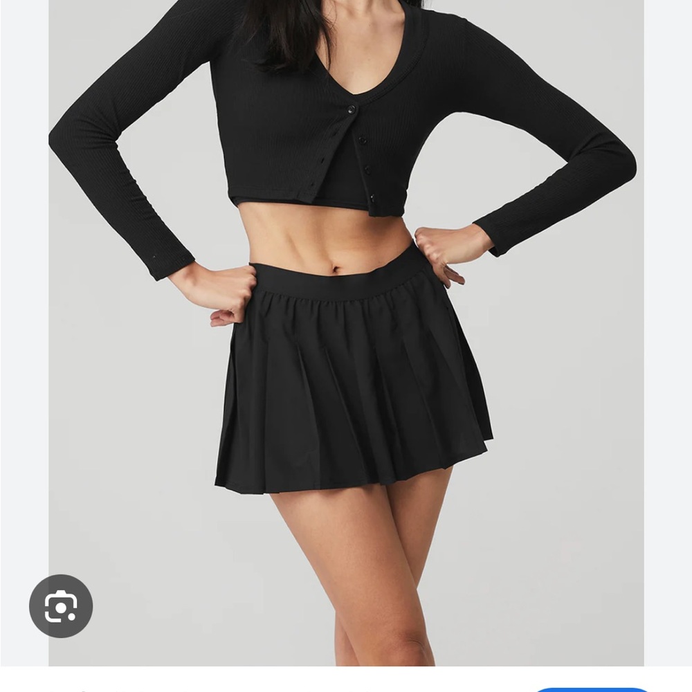 Alo Yoga RIBBED CROPPED WHISPER CARDIGAN